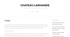 Desktop Screenshot of chateau-larmande.com